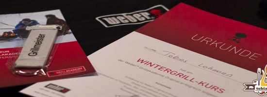 Weber Winter-Grillakademie bei Otto Gourmet