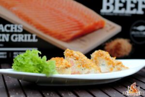 Ikarimi Lachs mit Cornflakes Kruste