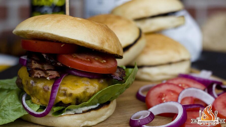 American Beef Burger aus der Grillbox von HelloFresh