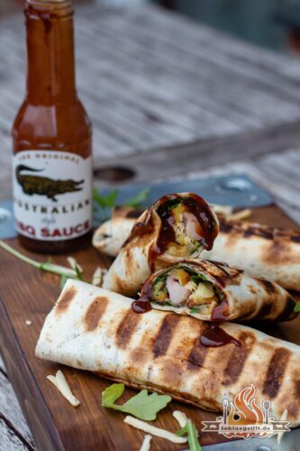 Tri Tip Steak Wrap vom Grill
