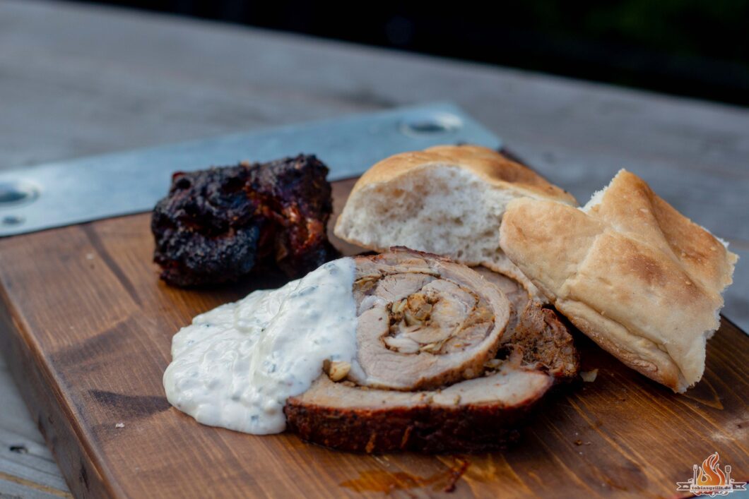 Gyros Spießbraten mit selbstgemachten Tzaziki