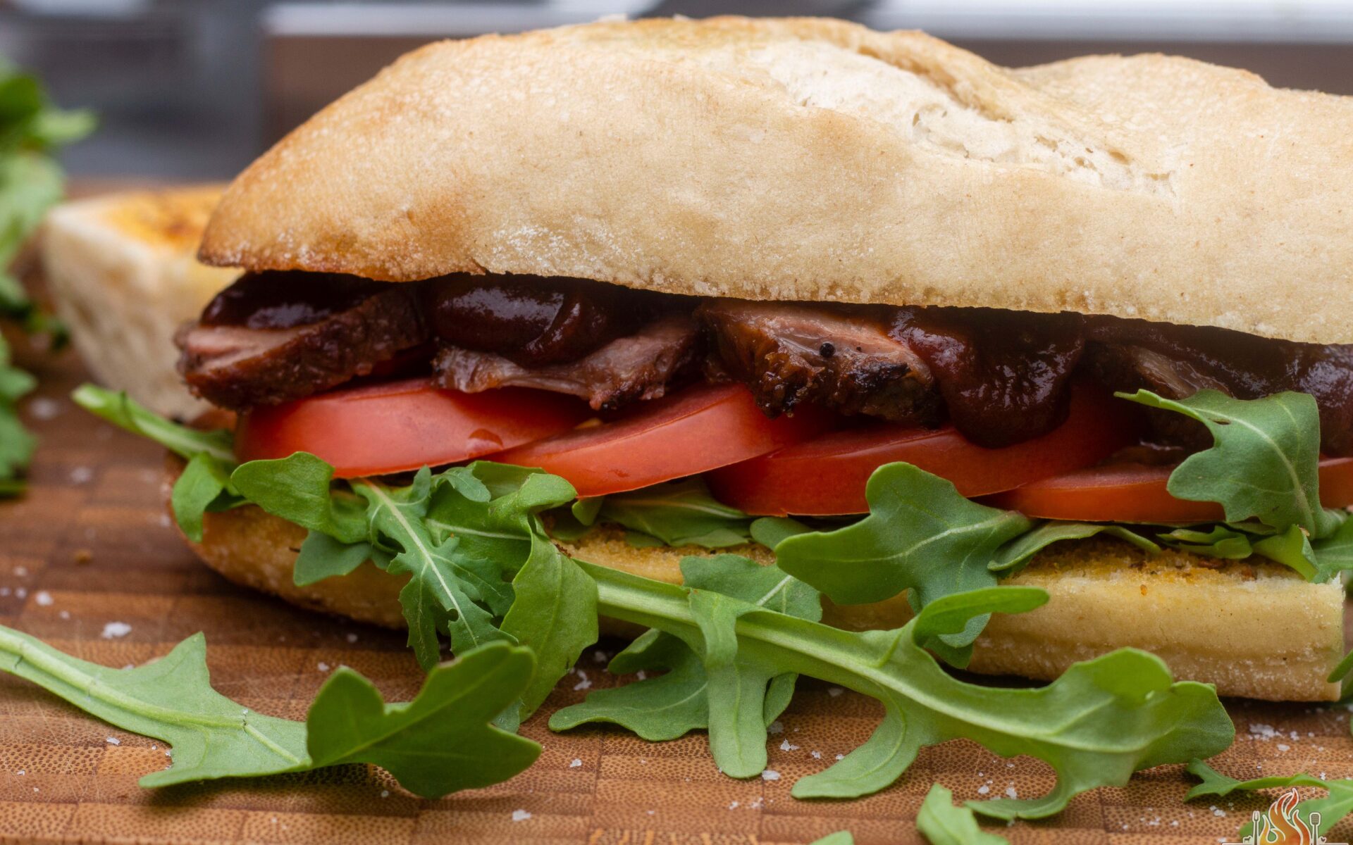 schnell und einfaches Steak Sandwich