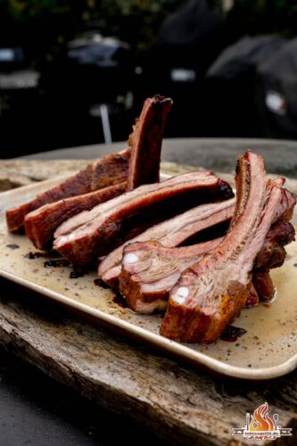 Sparerib mit Salz und Pfeffer