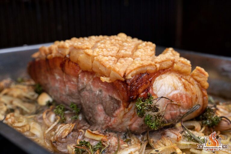 Krustenbraten im Bierbad