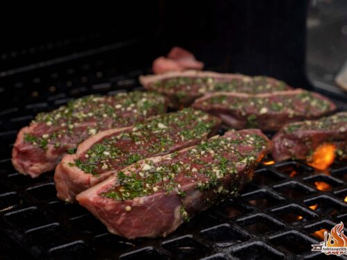 Picanha Steak mit Petersilien Knoblauch Öl