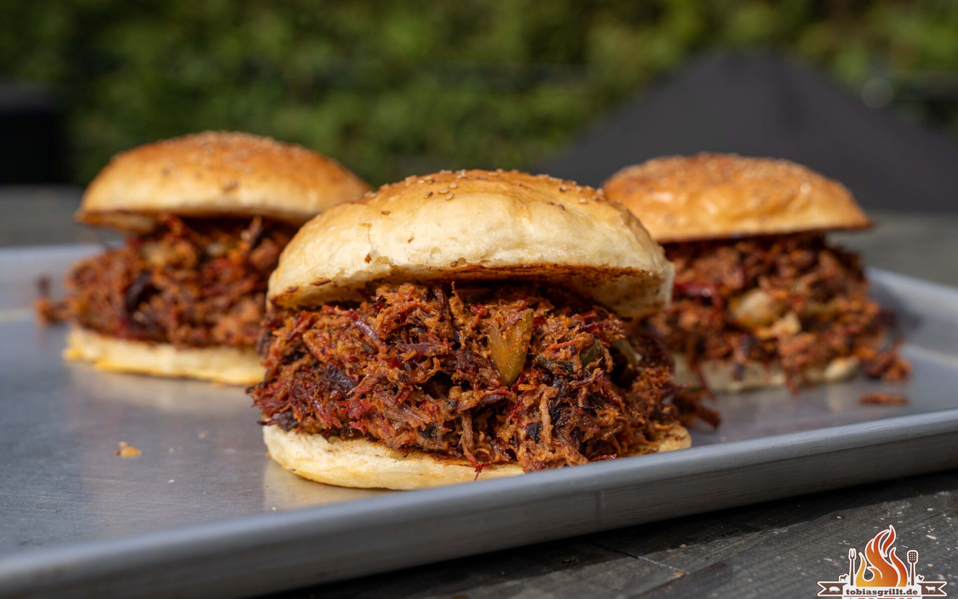 Chopped Beef Brisket Cheeseburger