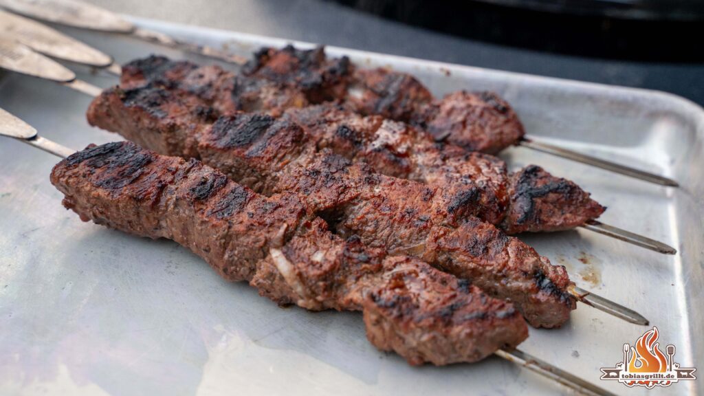 Hüftsteak-Spieße vom Grill