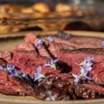 Onglet mit Rosmarin Mayo Kartoffeln