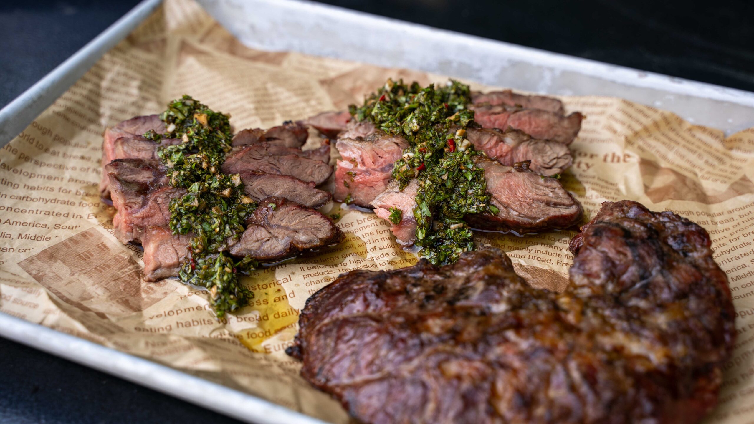 Spider Steak mit Chimichurri
