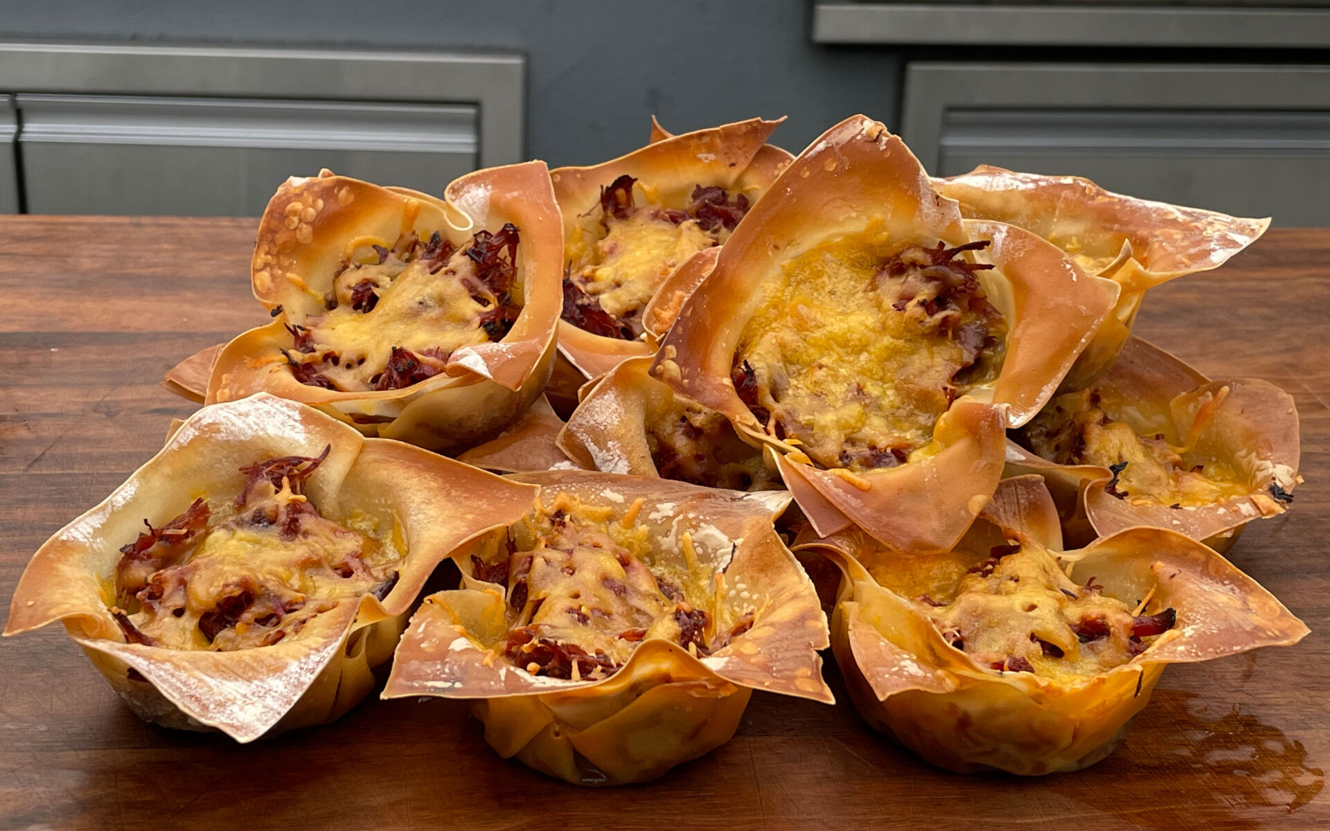 WanTan Bäckchen Cups – BBQ trifft auf Crunch!
