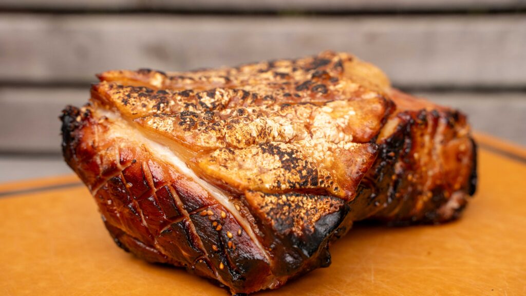 Krustenbraten mit asiatischer Marinade